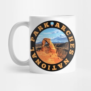 Arches National Park circle Mug